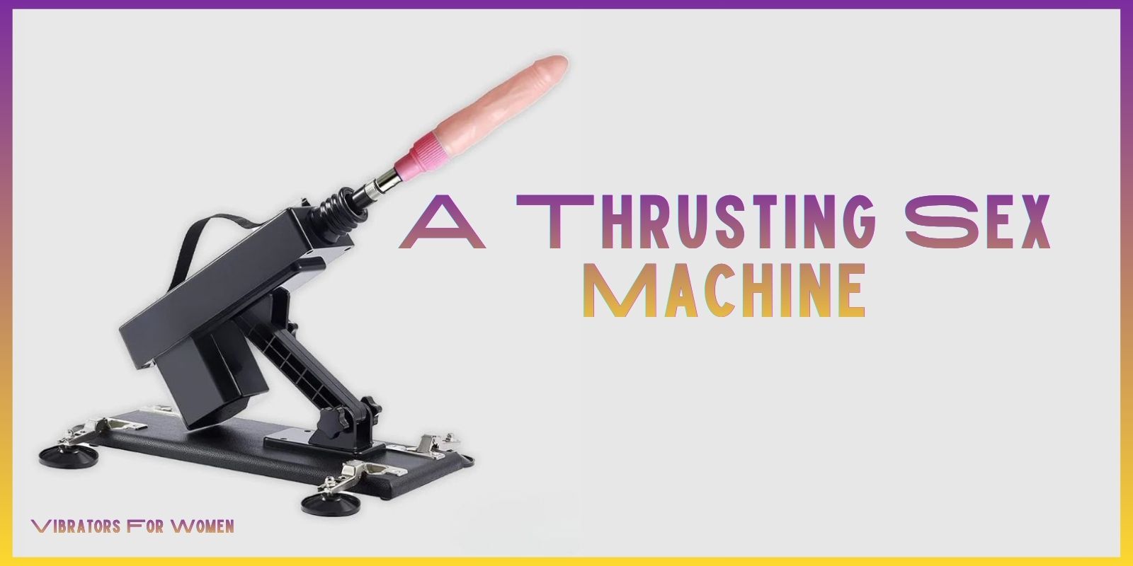 sex machine safety tips